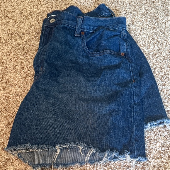 Old Navy Women's Denim Shorts - Dark Blue - Picture 1 of 4